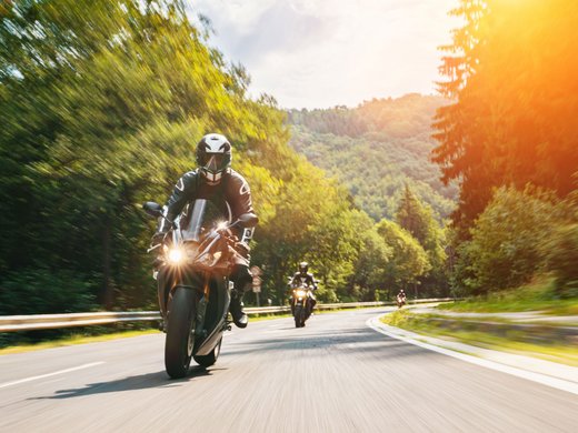Motorradurlaub im Bayerischen Wald Motorradfahrer in Bayern